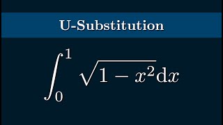 The Integral of sqrt1x2 from 0 to 1 Using USubstitution [upl. by Navy]