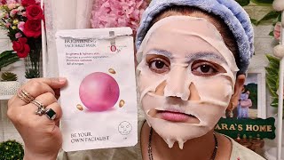 O3 BRIGHTENING FACE SHEET MASK FOR BRIGHTEN amp LIGHTEN SKIN RARA  YOUTHFUL RADIANT FACIAL AT HOME [upl. by Elwaine]