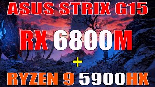 ASUS STRIX G15  RX 6800M  GAMING LAPTOP [upl. by Rebe607]