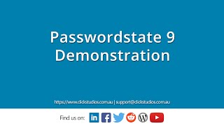 Passwordstate 9 Demonstration [upl. by Andrei]