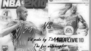 Dirk Nowitzki  NBA 2k10 vs NBA Live 10 [upl. by Mitzl]