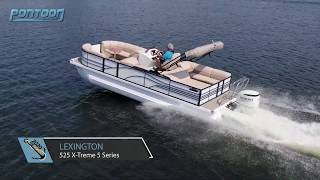 Pontoon amp Deck Boat Tested Lexington 525 X Treme 5 Series [upl. by Ecnerwal]