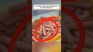 La manière dont sont fabriquées les saucisses😱😱 food découverte delicious saucisse pourtoi [upl. by Blossom]