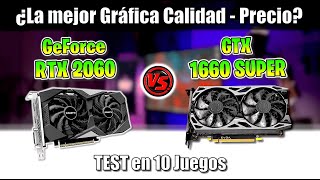 ✅ GTX 1660 SUPER vs RTX 2060 ✅ TEST en 10 JUEGOS 🔴 ¿CUÁL ES MEJOR 🔴 [upl. by Ellwood]