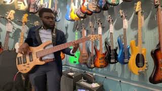 Joe Mettle Vovome Ewe Praise Medley Bass Cover [upl. by Cirad989]