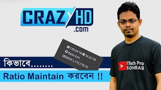 কিভাবে Crazy HD তে Ratio Maintain করবেন  How to maintain ratio on Crazy HD [upl. by Anoniw]