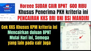 CEK SALDO KKS BRI BNI BSI MANDIRI BPNT CAIR 600 RIBU RUPIAH DIBULAN MEI UNTUK KPM KRITERIA INI [upl. by Epolulot]