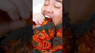 MAKAN AYAM KFC SAOS SAMYANG  CHIPS GHOST PEPPER 🥵 shorts shortvideo [upl. by Nnylarej474]