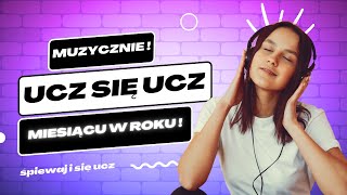 Wesoła Piosenka dla Dzieci o Miesiącach w Roku  Nauka i Zabawa [upl. by Leahplar401]