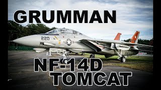 GRUMMAN F14D SUPER TOMCAT at Patuxent River Naval Air Museum  NF14D Navy Test Aircraft [upl. by Marietta]