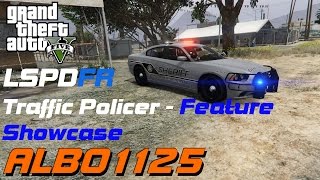 Traffic Policer Feature Showcase  GTAV LSPDFR  Albo1125 [upl. by Westhead51]