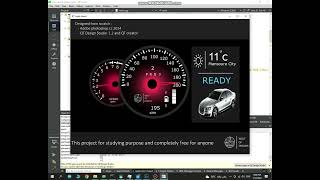 Car Speedometer Using cQt5 [upl. by Duster685]