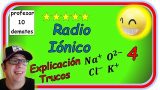 RADIO IÓNICO 🔝 Iones isoelectrónicos 🔥 Explicación y ejercicios resueltos  propiedades periódicas [upl. by Sneve106]