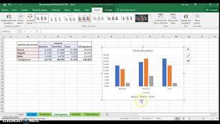 Tablas Cruzadas y gráficos comparativos EXCEL parte 1 [upl. by Sam851]