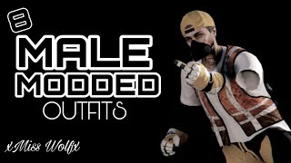 8 MALE MODDED OUTFITS amp COMPONENTS GTA 5 ONLINE [upl. by Queenie]