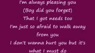 K Michelle  Cant Do This Lyrics [upl. by Orbadiah39]