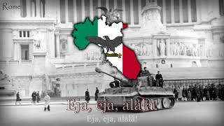 National Anthem of The Italian Social Republic 19431945  quotGiovinezzaquot [upl. by Chadd2]