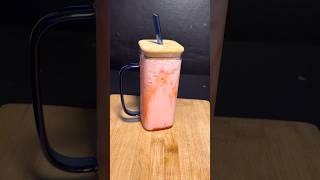 Strawberry Blaster ❗️❗️ strawberry shake recipe shorts [upl. by Auahsoj]