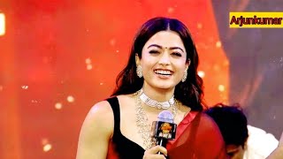 rashmika mandna Allu Arjun stage show Patna [upl. by Llennor]