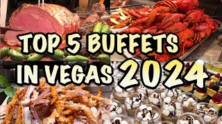 Top 5 Buffets in Las Vegas 2024 [upl. by Anelej]