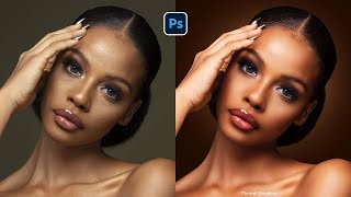 HighEnd Skin Retouching for Beginner Photoshop Tutorial [upl. by Alekat]