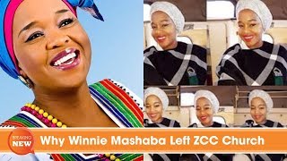 Why Winnie Mashaba Left ZCC Church [upl. by Aelanej]