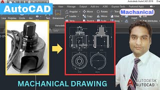 Expert Reveals FASTEST Way to Draw Mechanical Parts in AutoCAD Hindi for Beginners [upl. by Mauer321]