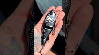 Handmade Swimbait 45” Black x Chrome [upl. by Leahey20]