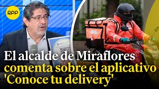 Conoce tu delivery El aplicativo para identificar a los motorizados en Miraflores [upl. by Hairam]