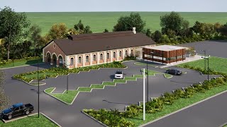 Loco Shed Echuca  Redevelopment Concept Design [upl. by Dnar]