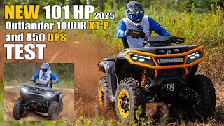 2025 Can Am Outlander 1000R XT P Test Review and 850 DPS [upl. by Ahsote597]