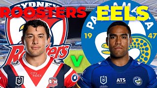 Sydney Roosters vs Parramatta Eels  NRL  Round 24  Live Stream [upl. by Kowalski]