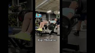 Hip Thrusts hipthrust glutes legday [upl. by Corena158]