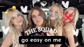 Piper Rockelle amp The Squad Crying 😔🥲  EASY ON ME LYRICS VIDEO adelecover [upl. by Eilrak271]