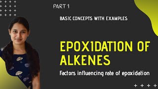 Epoxidation of alkenes  Peroxy acids  examples [upl. by Rew568]