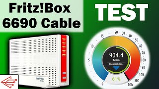 FritzBox 6690 Cable Test WLAN AX mit starker Sendeleistung und USB 30 [upl. by Zannini214]