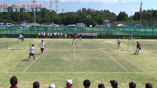 17 石川インカレ ソフトテニス 対抗戦 男子 準々決勝 1 1次戦 2 [upl. by Weisbart474]