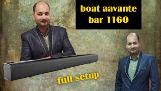 boat aavante bar 1160 unboxing full setup jivesh tiwari [upl. by Enylodnewg]