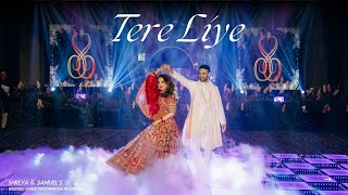 Tere Liye  Shreya amp Samuels Wedding Dance Performance  Reception [upl. by Suiluj]