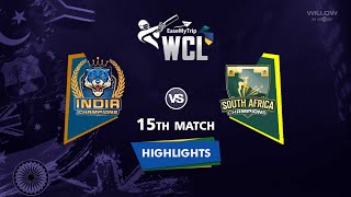 Highlights 15th Match India Champions vs South Africa Champions  15th Match  INDC vs SAC [upl. by Kendra]