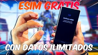 comó tener una eSIM GRATIS CON INTERNET ILIMITADO Internet Gratis  SiloCorp [upl. by Nennahs336]