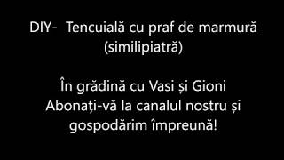 DIY  Tencuială cu praf de marmură similipiatră Dispozitiv stropire cu stropi ciment fațadă [upl. by Antoine497]