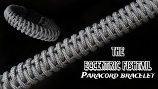 HOW TO MAKE THE ECCENTRIC FISHTAIL PARACORD BRACELET EASY PARACORD TUTORIAL DIY [upl. by Belita]