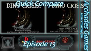 Dino Crisis PlayStation Vs Dreamcast  Quick Compare S2 E4 [upl. by Elon]