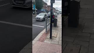 PEEK retrofit Siemens LED Puffin crossing in Barkingside near veemart [upl. by Yrdua]