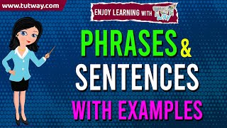 Sentences and Phrases with Examples  Sentences for Kids  English Grammar [upl. by Obau489]