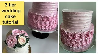 3 Tier Cake Tutorial Aur Kuch Life Fact 😊 [upl. by Ellecrag800]