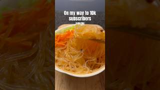 Easy Glass Noodles recipe 🍜 cooking food foodhacks recipe shorts fyp trending viral asmr [upl. by Peers63]