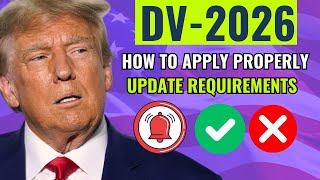 DV 2026 Apply Date How to Successfully Apply for the DV 2026 Lottery  Avoid These Mistakes [upl. by Hartzell]