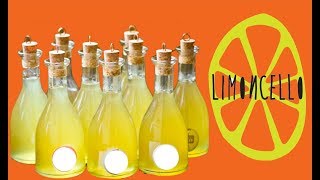 LIMONCINO LIMONCELLO 🍋 FATTO IN CASA Ricetta Facile [upl. by Arinayed]